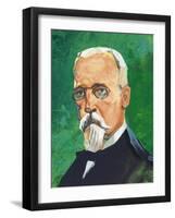 Portrait of Henryk Sienkiewicz (Wola Okrzejska 1846-Vevey, 1916), Polish Writer-null-Framed Giclee Print