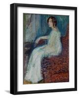 Portrait of Henryka Cohn, 1908-Richard Gerstl-Framed Giclee Print