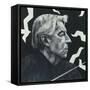 Portrait of Herbert von Karajan, illustration for 'The Sunday Times', 1970s-Barry Fantoni-Framed Stretched Canvas