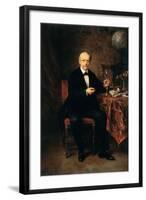 Portrait of Hermann Ludwig Ferdinand Von Helmholtz, 1881 (Oil on Canvas)-Ludwig Knaus-Framed Giclee Print