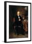 Portrait of Hermann Ludwig Ferdinand Von Helmholtz, 1881 (Oil on Canvas)-Ludwig Knaus-Framed Giclee Print