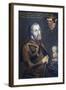 Portrait of Hernan Cortes-null-Framed Giclee Print