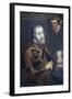 Portrait of Hernan Cortes-null-Framed Giclee Print