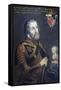 Portrait of Hernan Cortes-null-Framed Stretched Canvas