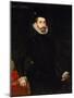 Portrait of Hernan Cortes-Alonso Sanchez Coello-Mounted Giclee Print