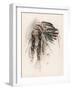 Portrait of Hiawatha-Harrison Fisher-Framed Photographic Print