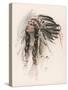 Portrait of Hiawatha-Harrison Fisher-Stretched Canvas