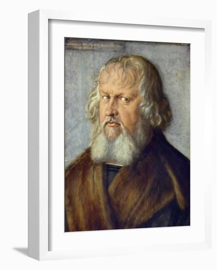 Portrait of Hieronymus Holzschuher, 1526-Albrecht Dürer-Framed Giclee Print