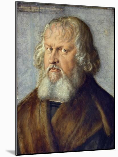 Portrait of Hieronymus Holzschuher, 1526-Albrecht Dürer-Mounted Giclee Print