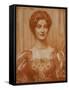 Portrait of Hilda Virtue Tebbs, 1897-Edward Robert Hughes-Framed Stretched Canvas