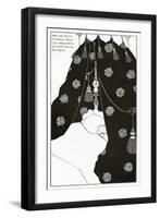 Portrait of Himself in Bed, from 'The Yellow Book' Vol. III, October 1894-Aubrey Beardsley-Framed Giclee Print