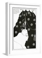 Portrait of Himself in Bed, from 'The Yellow Book' Vol. III, October 1894-Aubrey Beardsley-Framed Giclee Print
