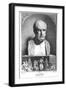 Portrait of Hippocrates, 1st Half 19th Century-Langlume-Framed Giclee Print