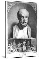 Portrait of Hippocrates, 1st Half 19th Century-Langlume-Mounted Giclee Print