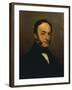 Portrait of His Father-Federico Faruffini-Framed Giclee Print