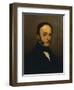 Portrait of His Father-Federico Faruffini-Framed Giclee Print