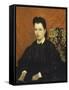 Portrait of His First Wife-Giovanni Fattori-Framed Stretched Canvas