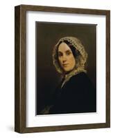 Portrait of His Mother-Federico Faruffini-Framed Giclee Print