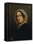 Portrait of His Mother-Federico Faruffini-Framed Stretched Canvas