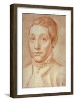 Portrait of His Son, Antonio Carracci, 1592-95-Agostino Carracci-Framed Giclee Print