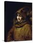 Portrait of His Son Titus, Dressed as a Monk-Rembrandt van Rijn-Stretched Canvas