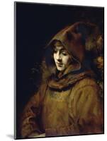 Portrait of His Son Titus, Dressed as a Monk-Rembrandt van Rijn-Mounted Giclee Print