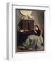 Portrait of His Wife-Michele Gordigiani-Framed Giclee Print