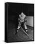 Portrait of Hockey Player-null-Framed Stretched Canvas