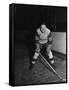 Portrait of Hockey Player-null-Framed Stretched Canvas