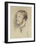 Portrait of Holman Hunt, 1854-John Everett Millais-Framed Giclee Print