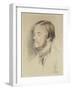 Portrait of Holman Hunt, 1854-John Everett Millais-Framed Giclee Print