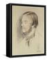 Portrait of Holman Hunt, 1854-John Everett Millais-Framed Stretched Canvas