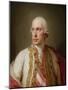 Portrait of Holy Roman Emperor Francis II (1768-183)-Johann-Baptist Lampi the Younger-Mounted Giclee Print