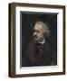 Portrait of Honore Daumier, C.1876 (Oil on Canvas)-Charles Francois Daubigny-Framed Giclee Print