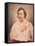 Portrait of Honore De Balzac (1799-1850) after a Daguerreotype-null-Framed Stretched Canvas