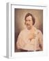 Portrait of Honore De Balzac (1799-1850) after a Daguerreotype-null-Framed Giclee Print