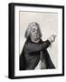 Portrait of Honore Gabriel Riqueti, comte de Mirabeau, French politician and revolutionary-French School-Framed Giclee Print