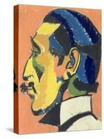 Portrait of Horace Brodsky-Henri Gaudier-brzeska-Stretched Canvas
