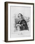 Portrait of Horace Walpole (1717-97) Count of Orford, Engraved by G. Madeley, 1754-null-Framed Giclee Print