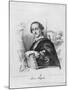 Portrait of Horace Walpole (1717-97) Count of Orford, Engraved by G. Madeley, 1754-null-Mounted Giclee Print