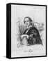 Portrait of Horace Walpole (1717-97) Count of Orford, Engraved by G. Madeley, 1754-null-Framed Stretched Canvas