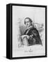 Portrait of Horace Walpole (1717-97) Count of Orford, Engraved by G. Madeley, 1754-null-Framed Stretched Canvas