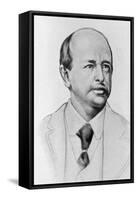 Portrait of Horatio Alger-null-Framed Stretched Canvas
