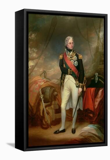 Portrait of Horatio, Viscount Nelson (1758-1805) 1801-Sir William Beechey-Framed Stretched Canvas