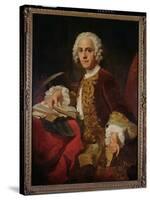 Portrait of Horatio Walpole (1723-1809) 2nd Baron Walpole of Wolterton-Pierre Subleyras-Stretched Canvas