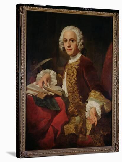 Portrait of Horatio Walpole (1723-1809) 2nd Baron Walpole of Wolterton-Pierre Subleyras-Stretched Canvas