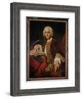 Portrait of Horatio Walpole (1723-1809) 2nd Baron Walpole of Wolterton-Pierre Subleyras-Framed Giclee Print