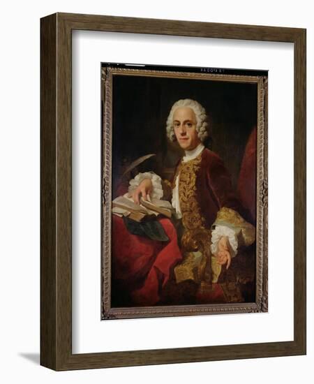 Portrait of Horatio Walpole (1723-1809) 2nd Baron Walpole of Wolterton-Pierre Subleyras-Framed Giclee Print