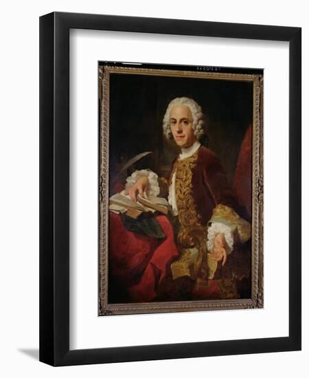 Portrait of Horatio Walpole (1723-1809) 2nd Baron Walpole of Wolterton-Pierre Subleyras-Framed Giclee Print