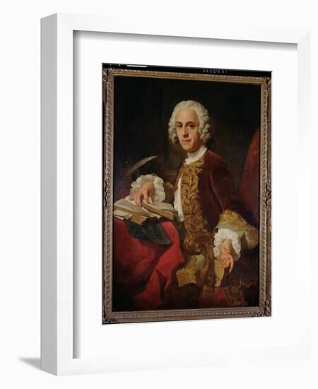 Portrait of Horatio Walpole (1723-1809) 2nd Baron Walpole of Wolterton-Pierre Subleyras-Framed Giclee Print